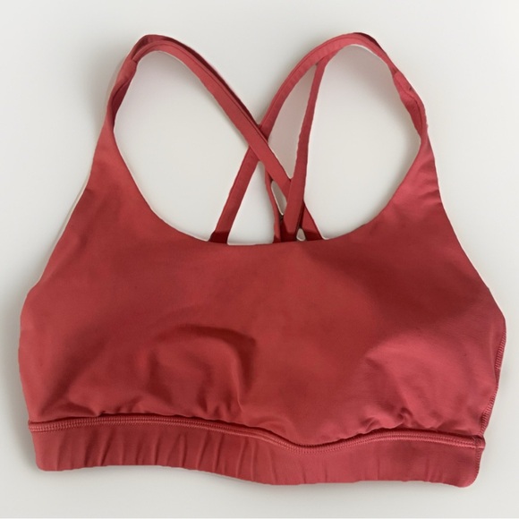 Lululemon Women’s Coral Sports Bra/Top Size 4/Small  Energy Bra - Picture 4 of 5